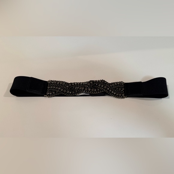 BCBG Max Azria jeweled chain belt, size small - Picture 4 of 8